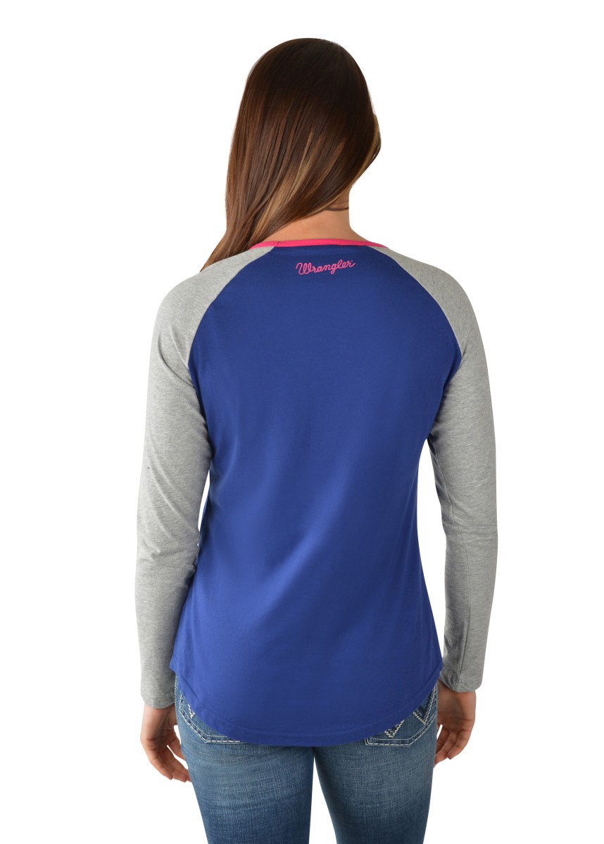 Sierra Long Sleeve Baseball Raglan Tee