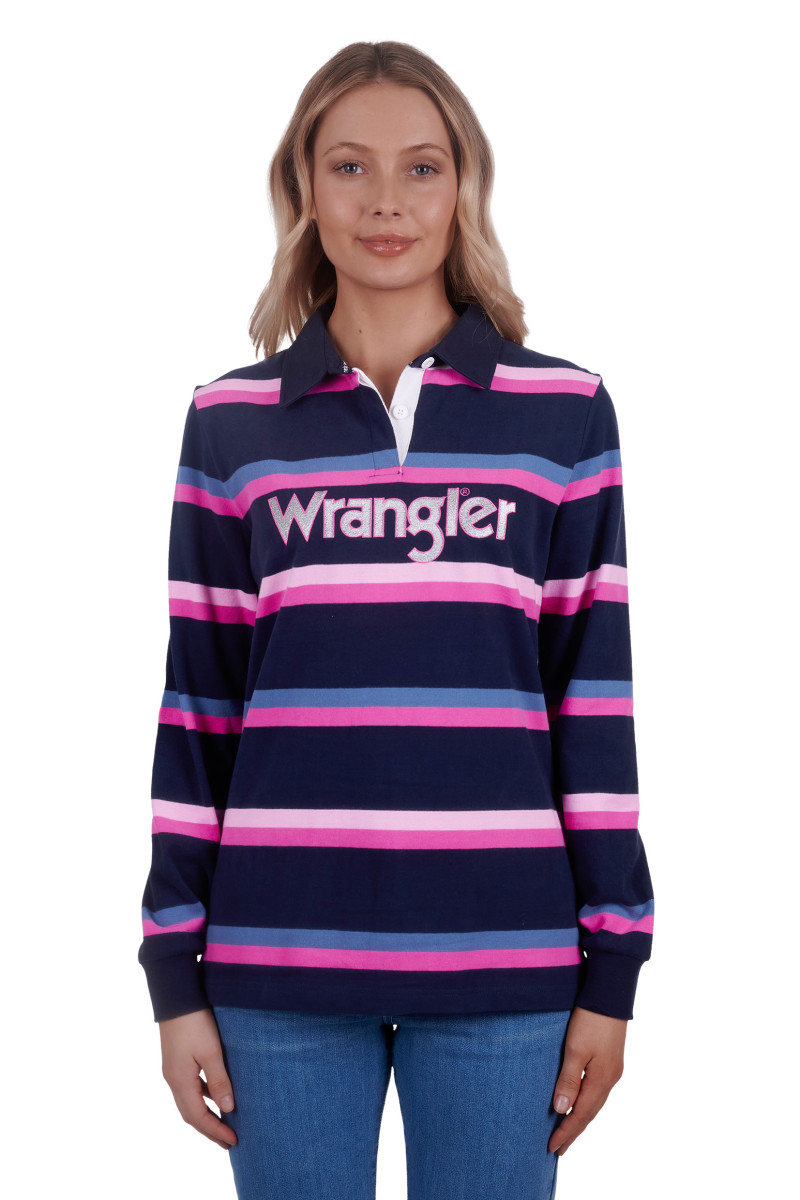 Women's Jada Stripe Rugby