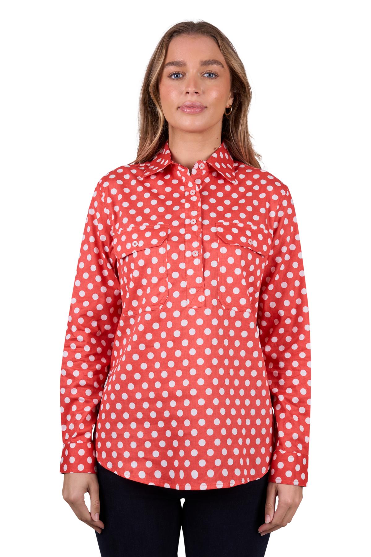 Women’s Jaz Half Placket Long Sleeve Shirt