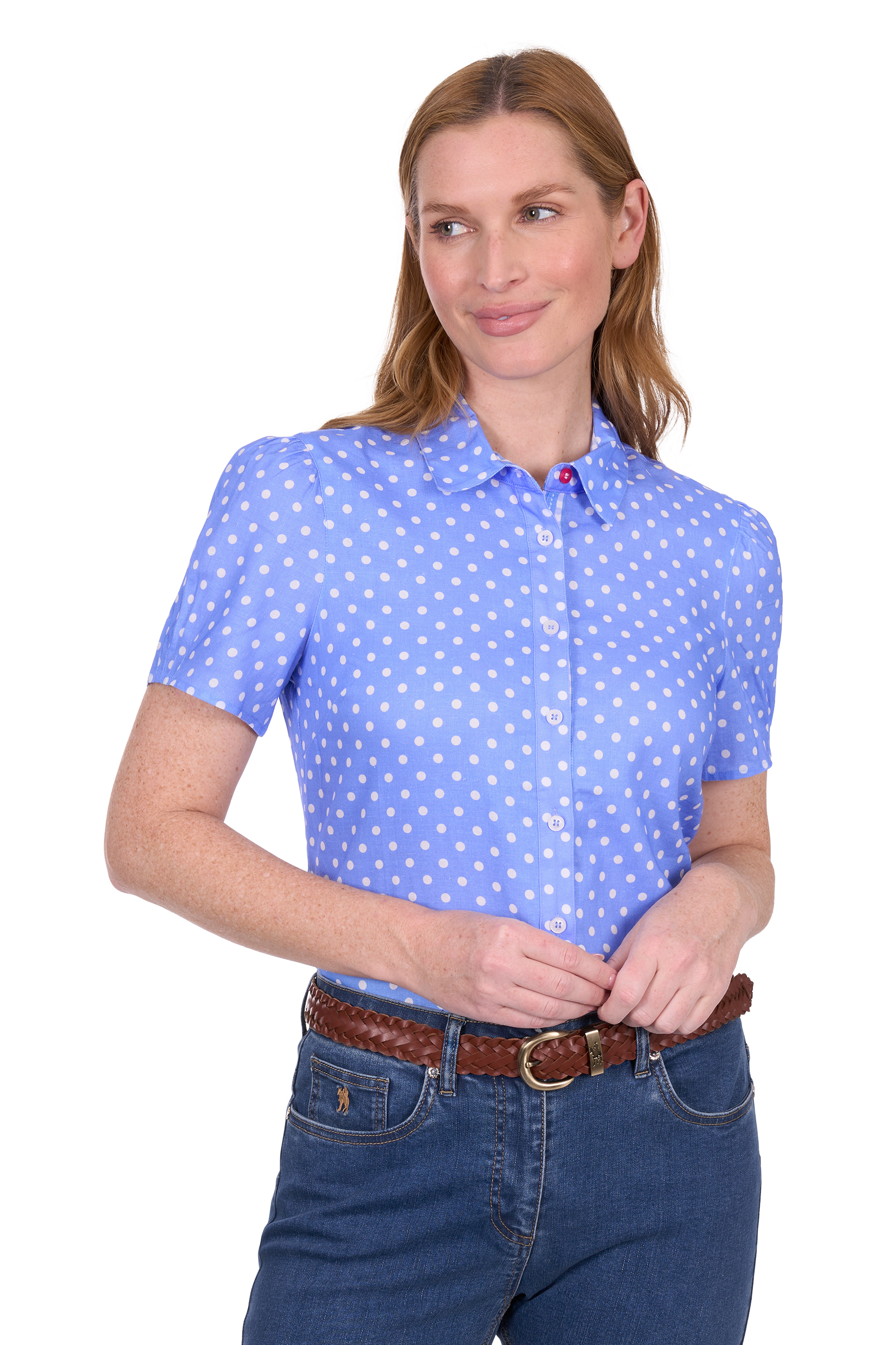 Women’s Luna Linen Short Sleeve Shirt