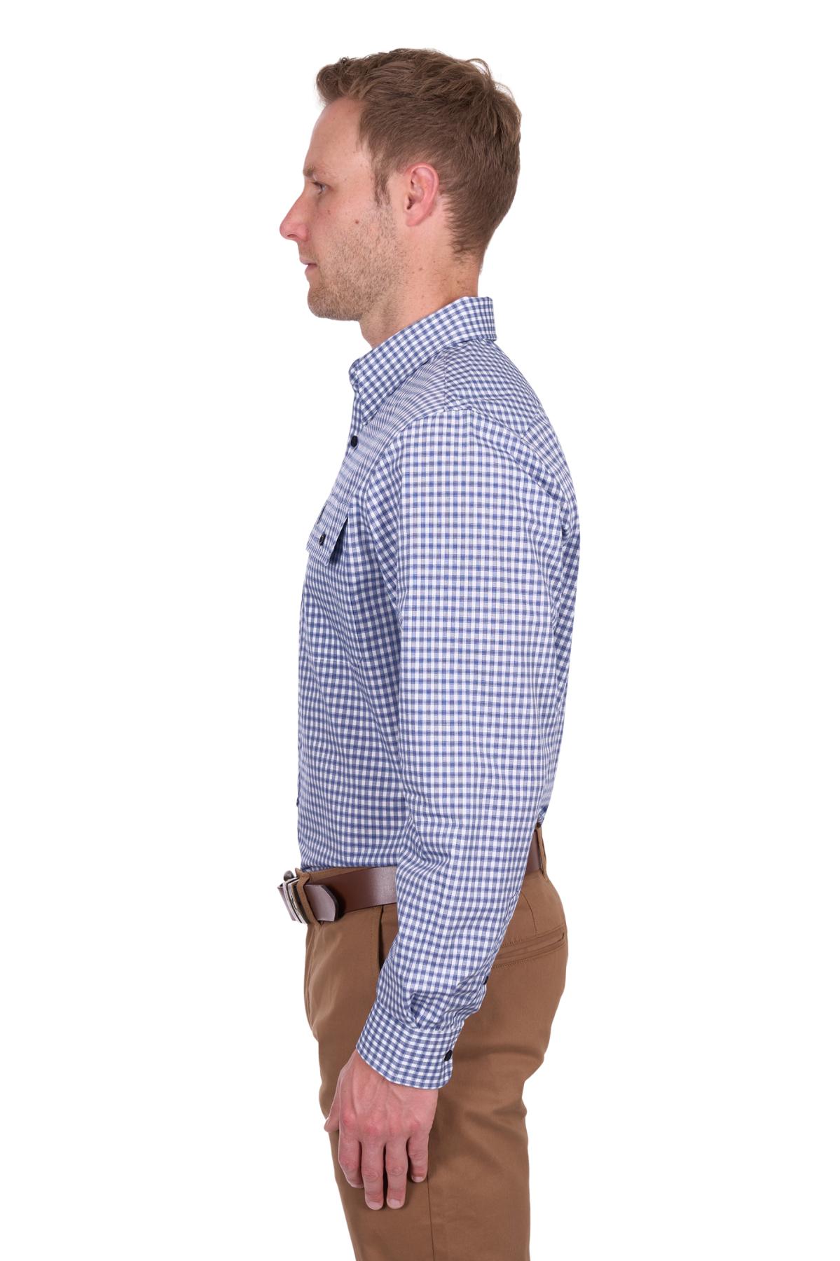 Men’s Richard Check 2 Pocket Long Sleeve Shirt