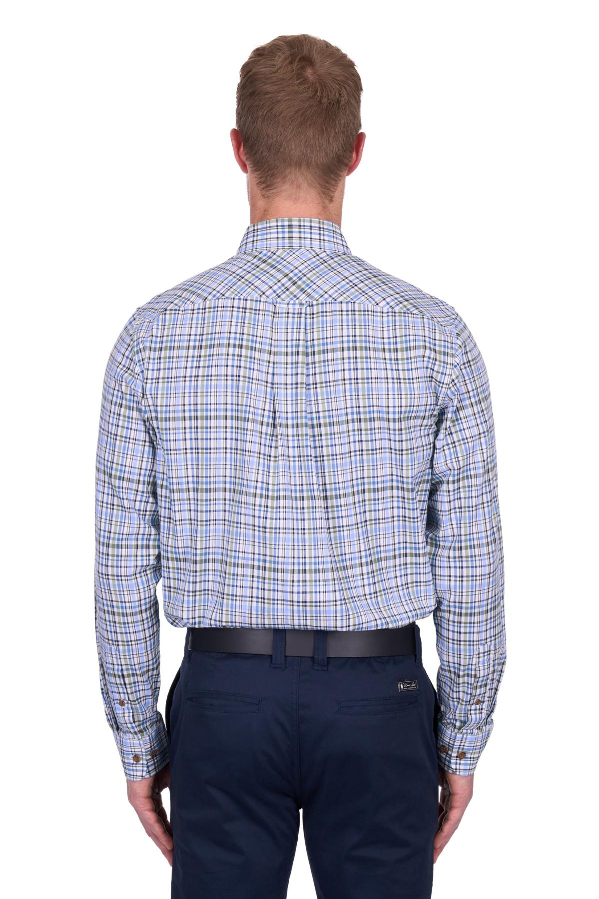 Men’s Eric Check 2 Pocket Long Sleeve Shirt