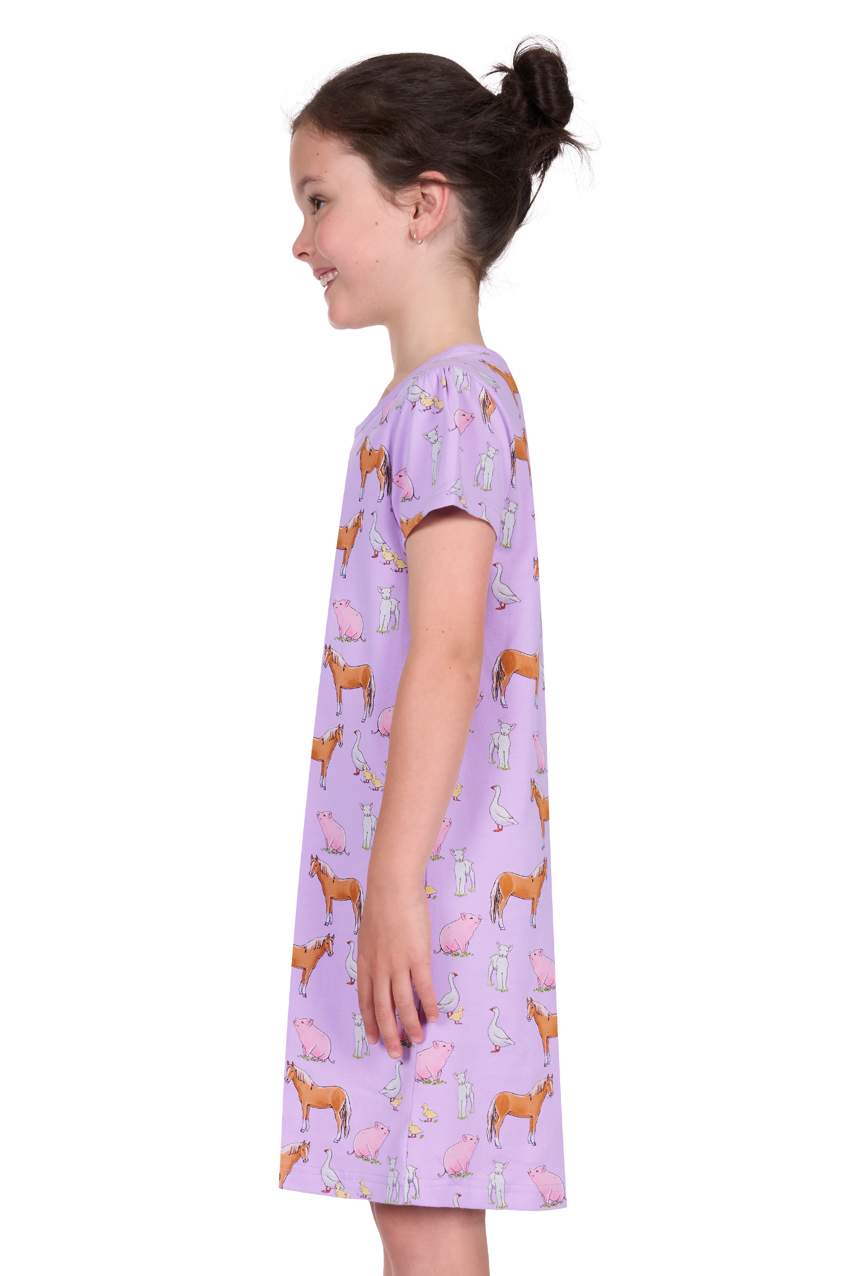 Girl’s Farm Friends Glow In The Dark Nightie