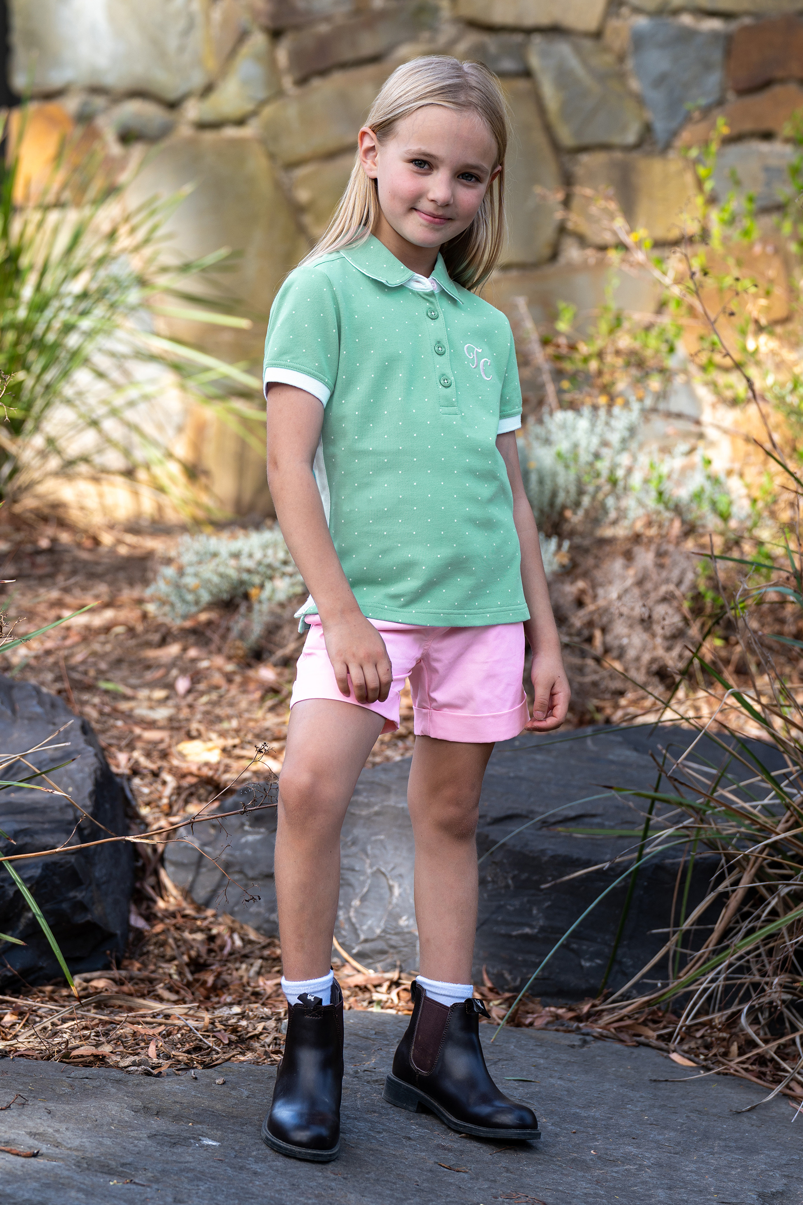 Girl’s Stacie Short Sleeve Polo