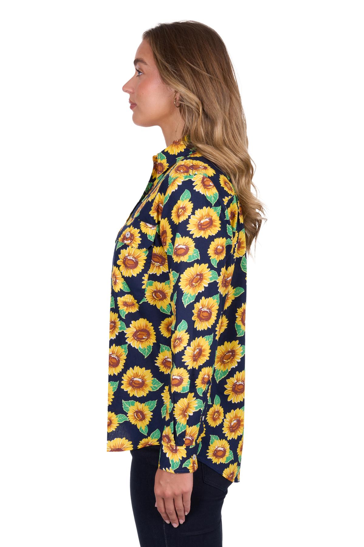 Women's Allyhalf Placketlong Sleeve Shirt