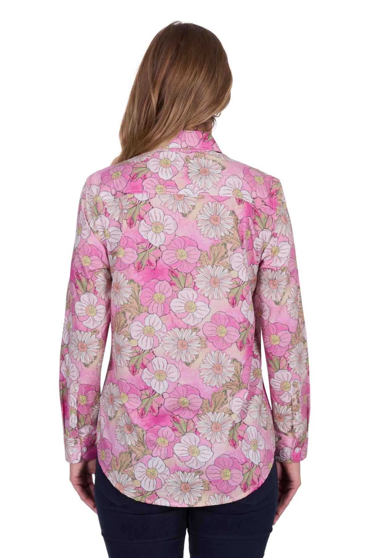 Women's Ettahalf Placketlong Sleeve Shirt