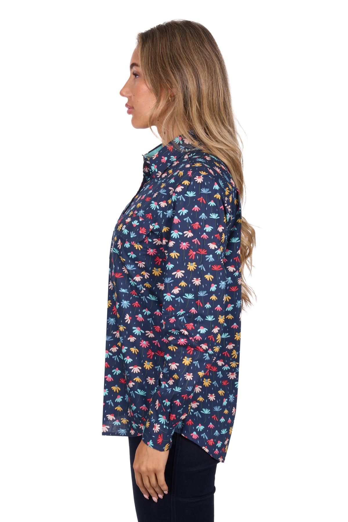 Women's Torihalf Placketlong Sleeve Shirt