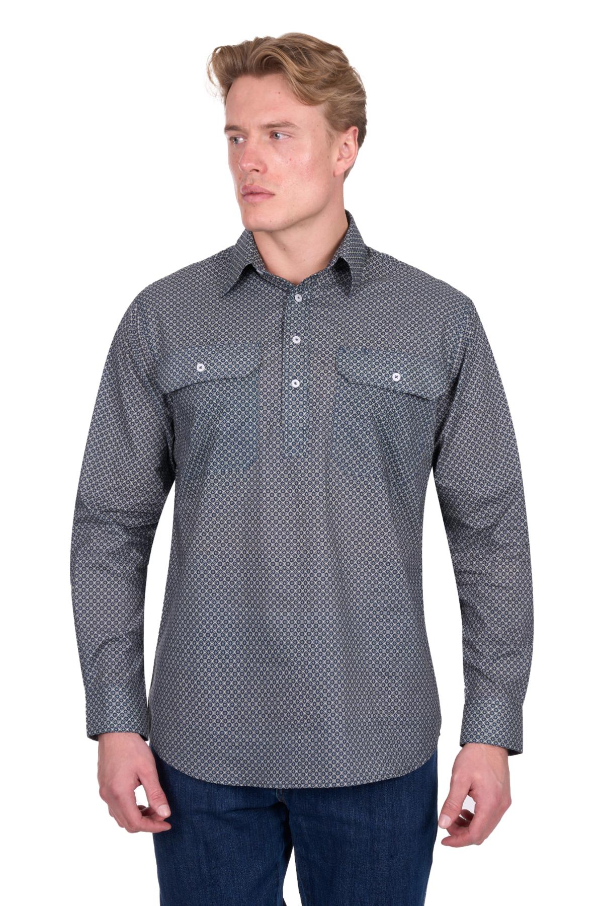 Men's Tomson Halfplacket Long Sleeve Shirt