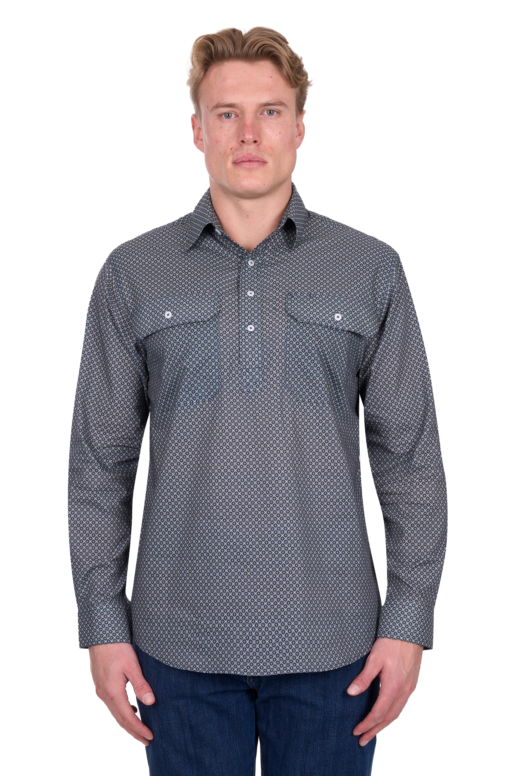 Men's Tomson Halfplacket Long Sleeve Shirt