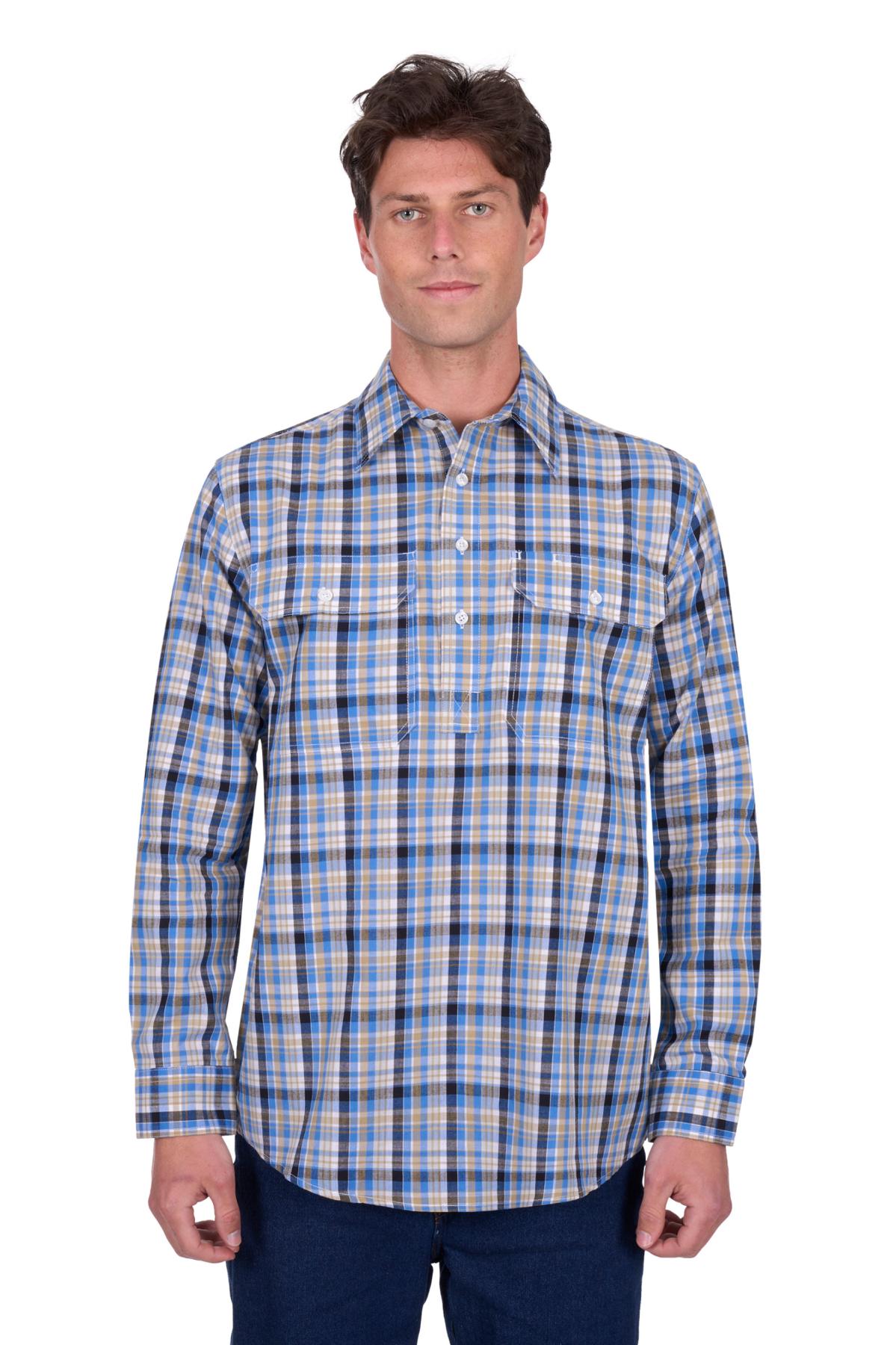 Men's Gibson Halfplacket Long Sleeve Shirt