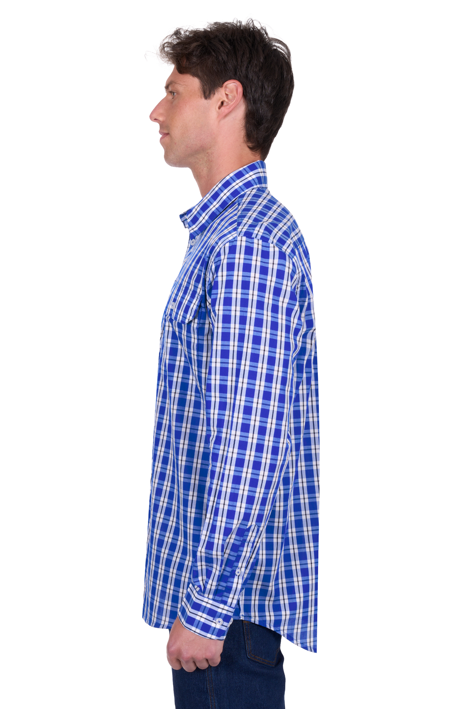 Men's Levers Halfplacket Long Sleeve Shirt