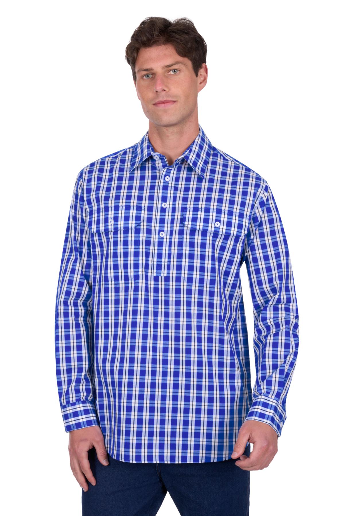 Men's Levers Halfplacket Long Sleeve Shirt