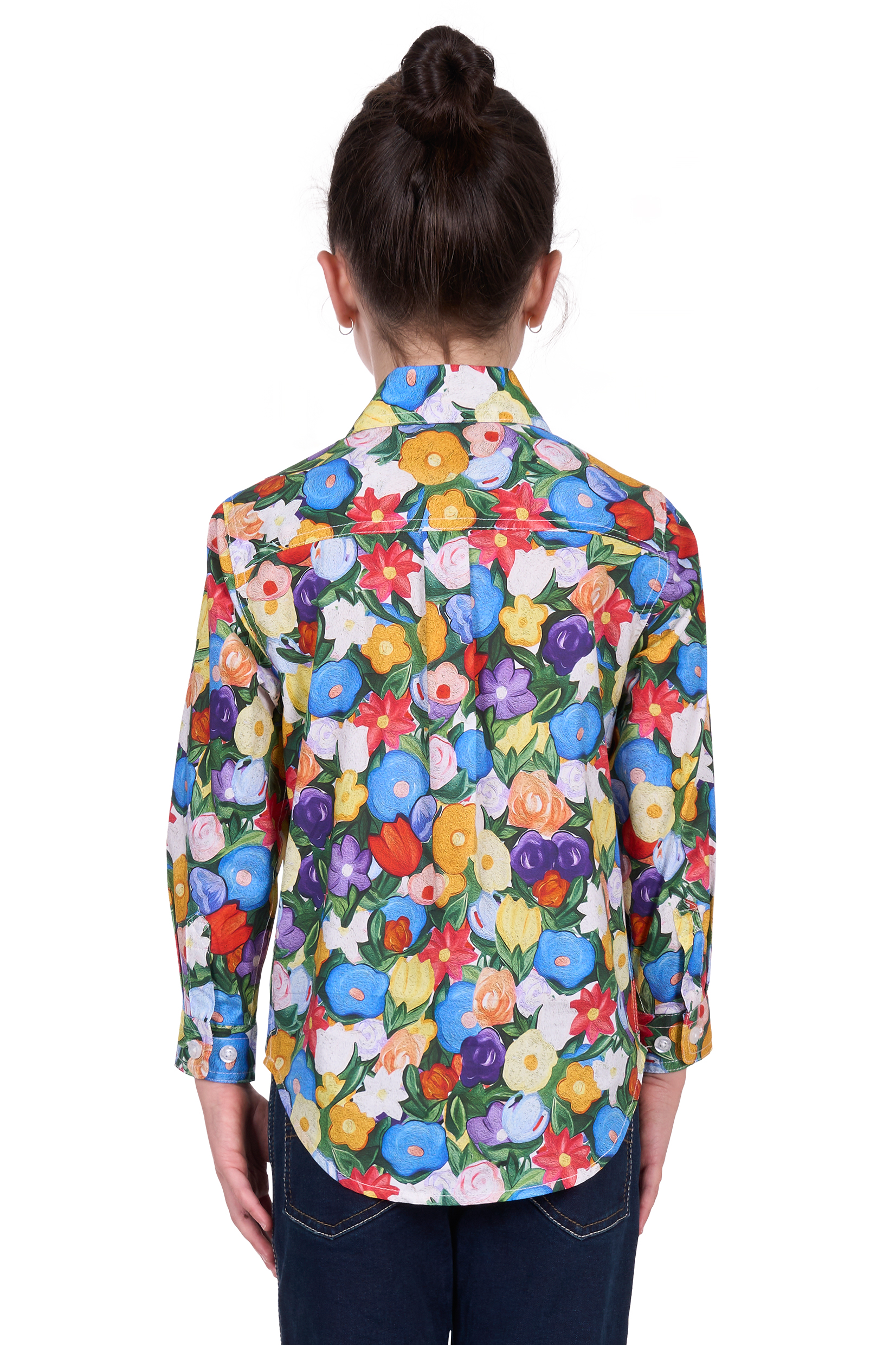 Kid’s Deliahalf Placketlong Sleeve Shirt