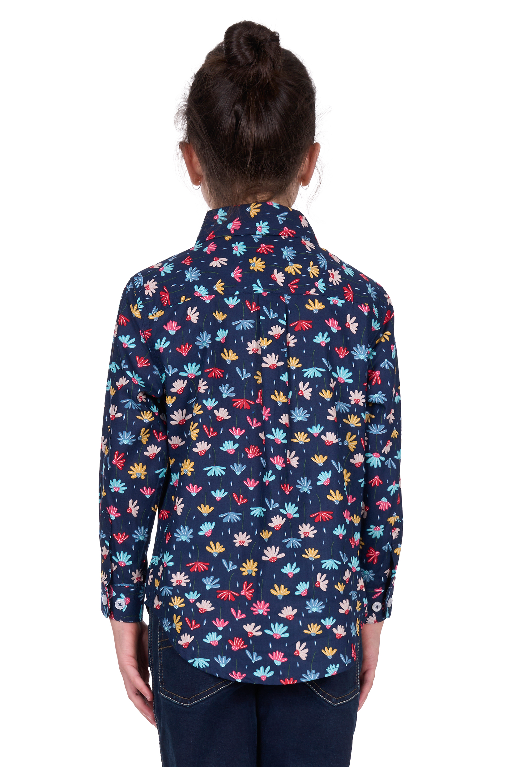 Kid’s Torihalf Placketlong Sleeve Shirt