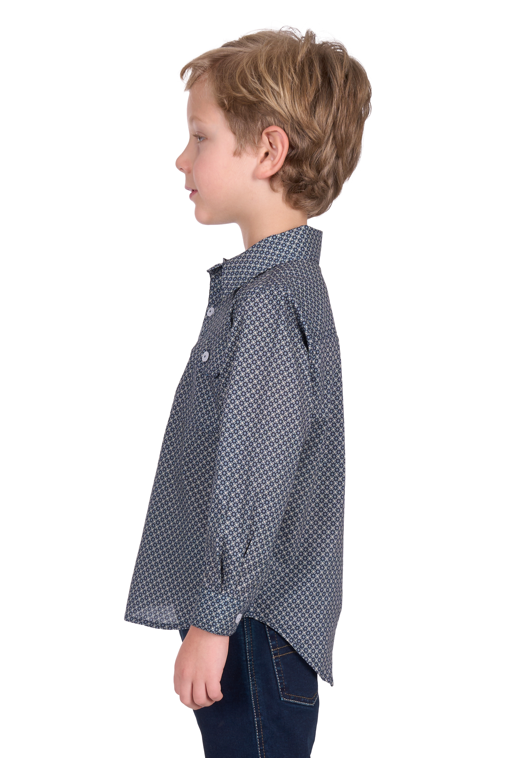 Kid's Tomsonhalf Placketlong Sleeve Shirt