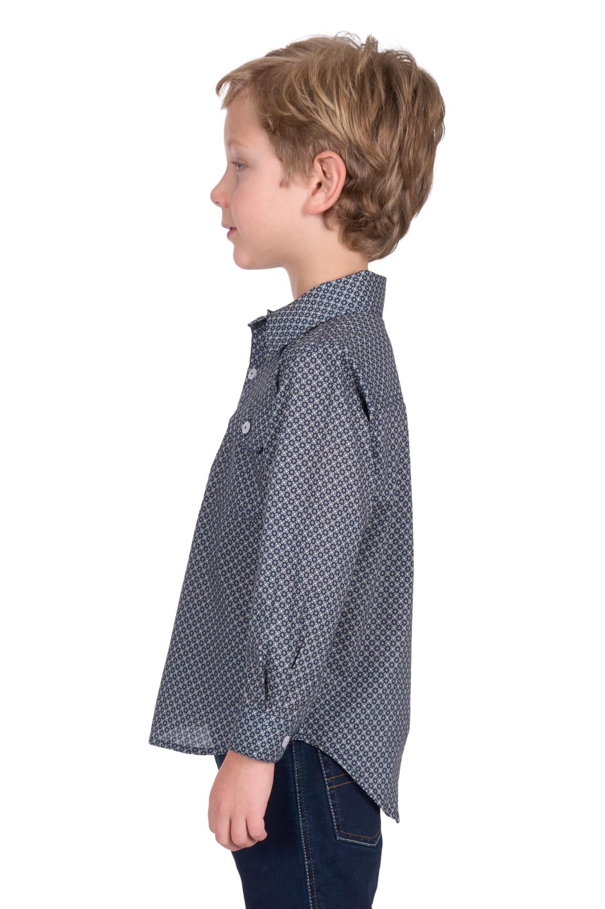 Kid's Tomsonhalf Placketlong Sleeve Shirt
