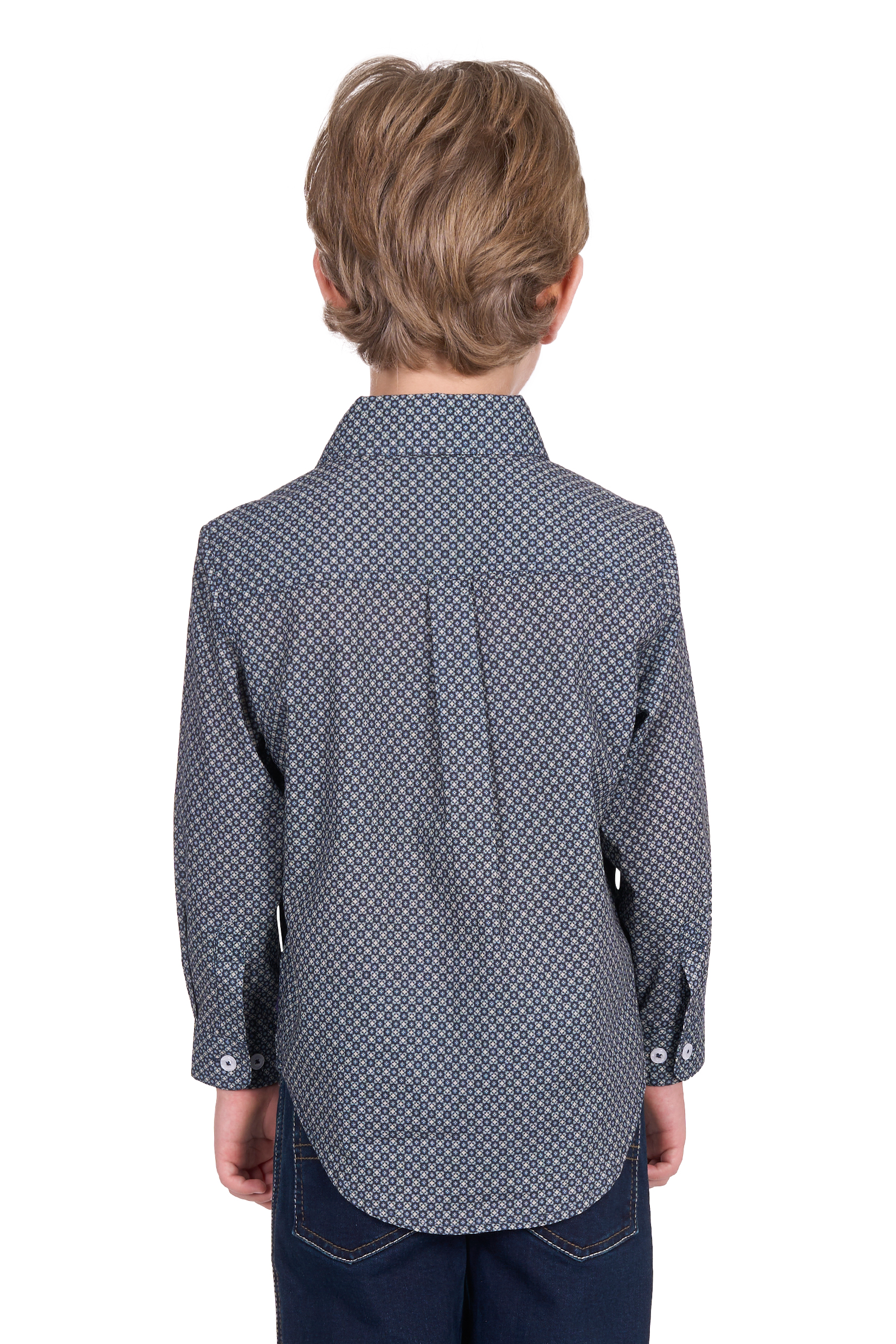 Kid's Tomsonhalf Placketlong Sleeve Shirt