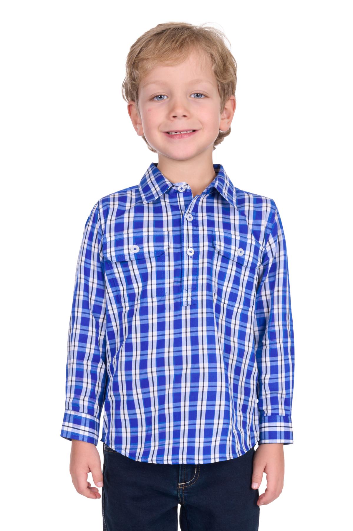 Kid's Levers Half Placket Long Sleeve Shirt