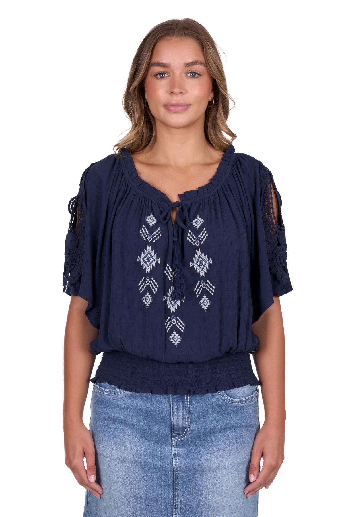 Wmns Deanne Ss Blouse
