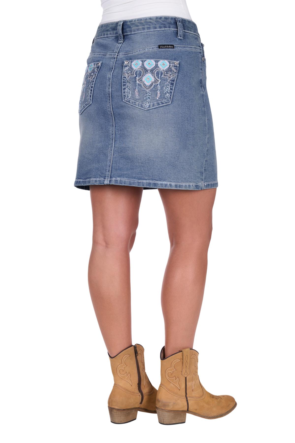 Wmns Bailey Denim Skirt