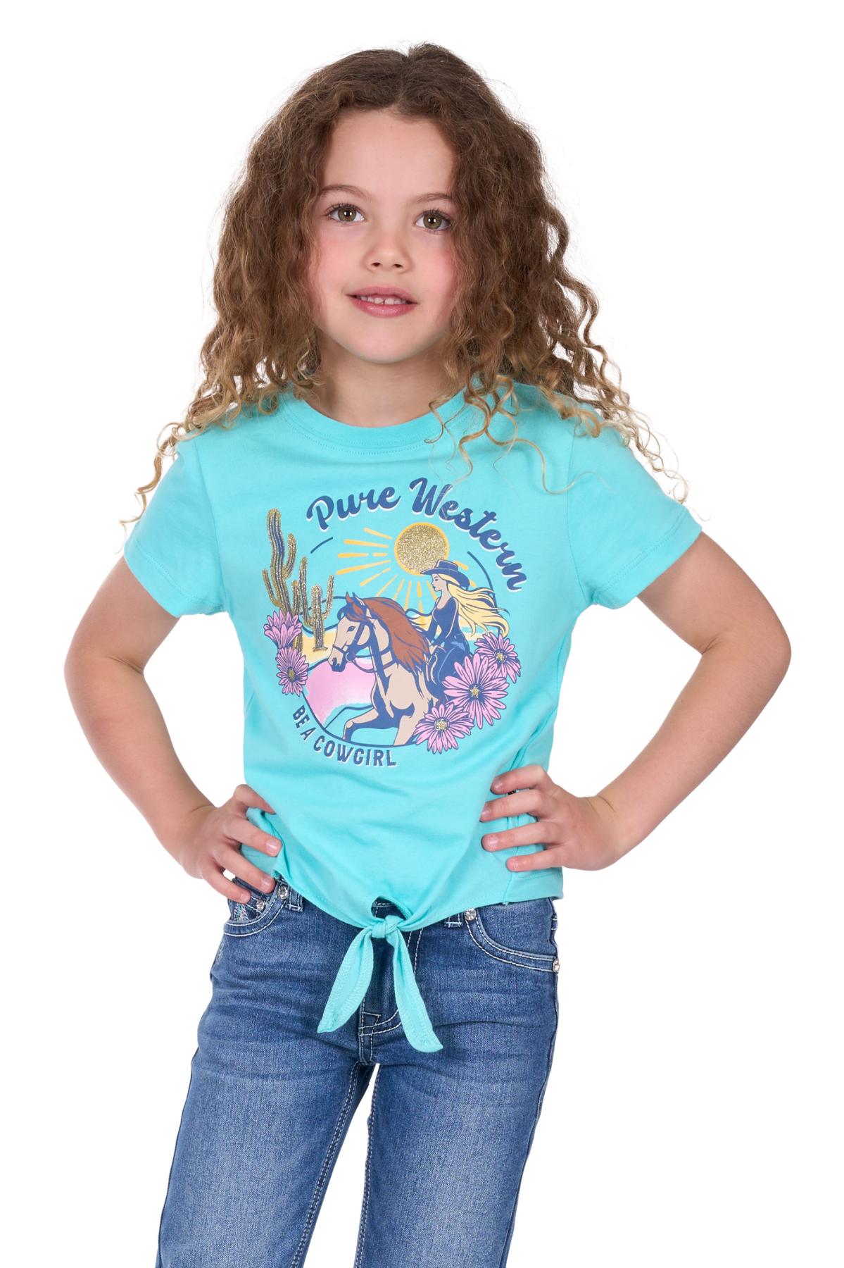 Girls Clover Ss Tee
