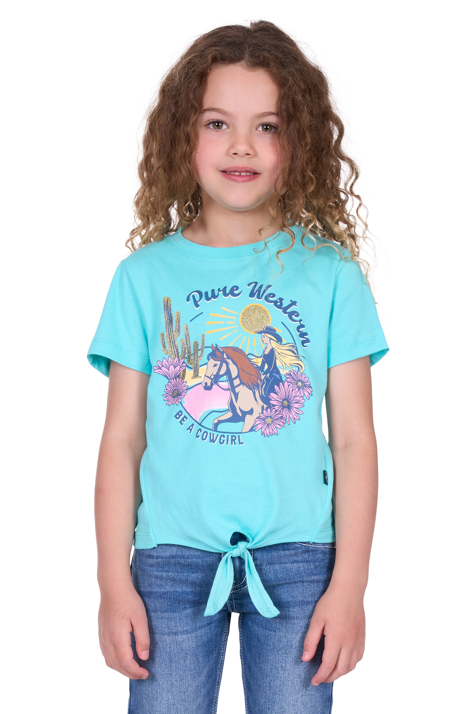 Girls Clover Ss Tee