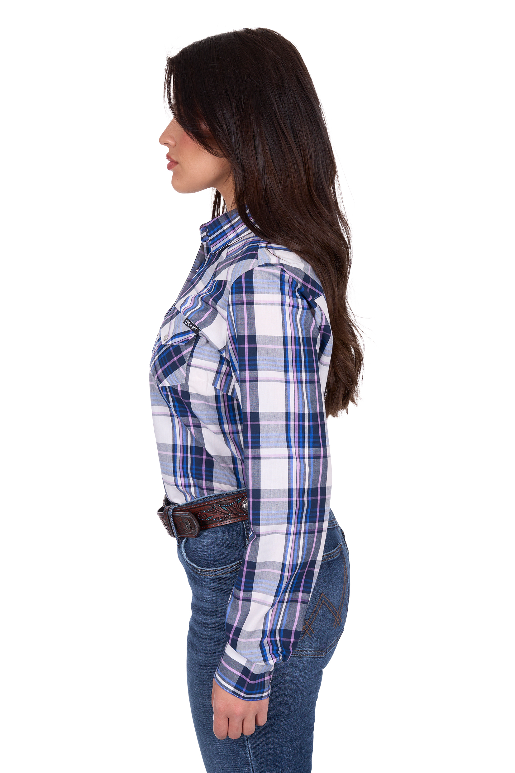 Wmns Peyton Check Ls Shirt