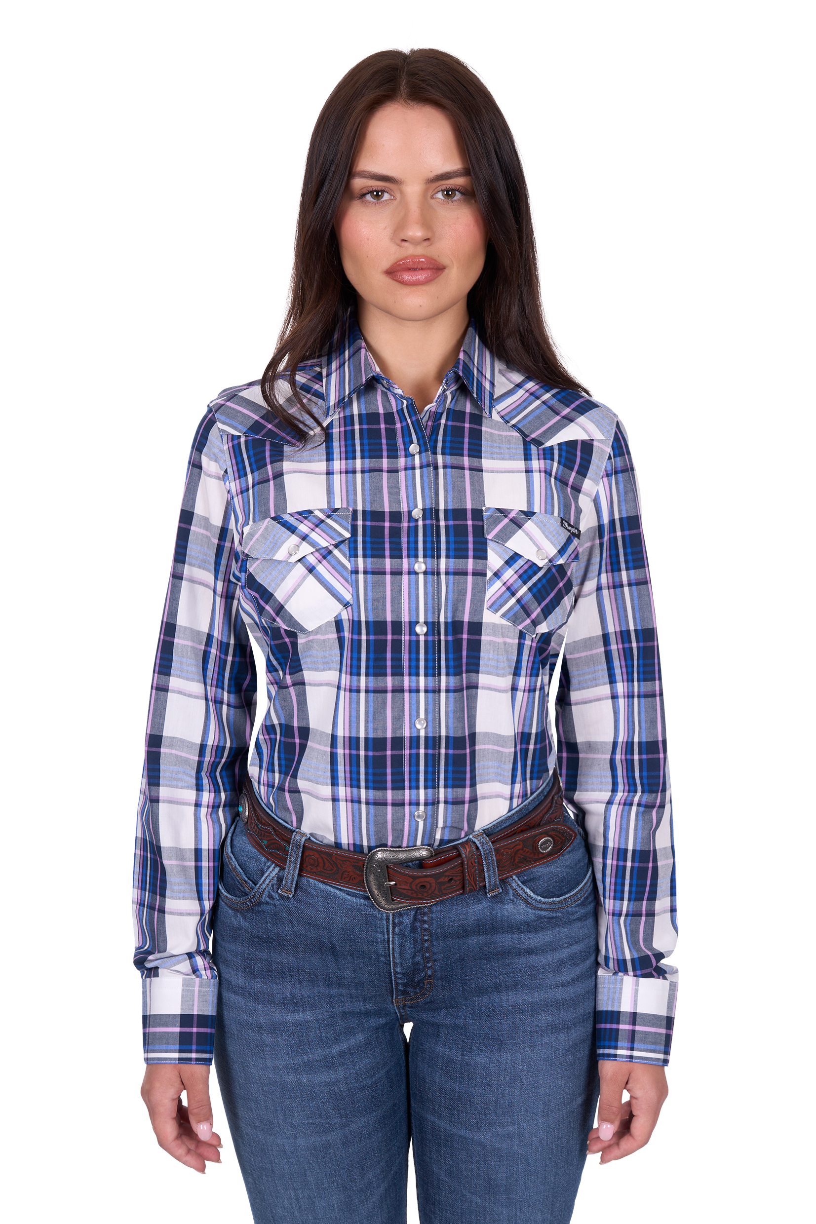 Wmns Peyton Check Ls Shirt