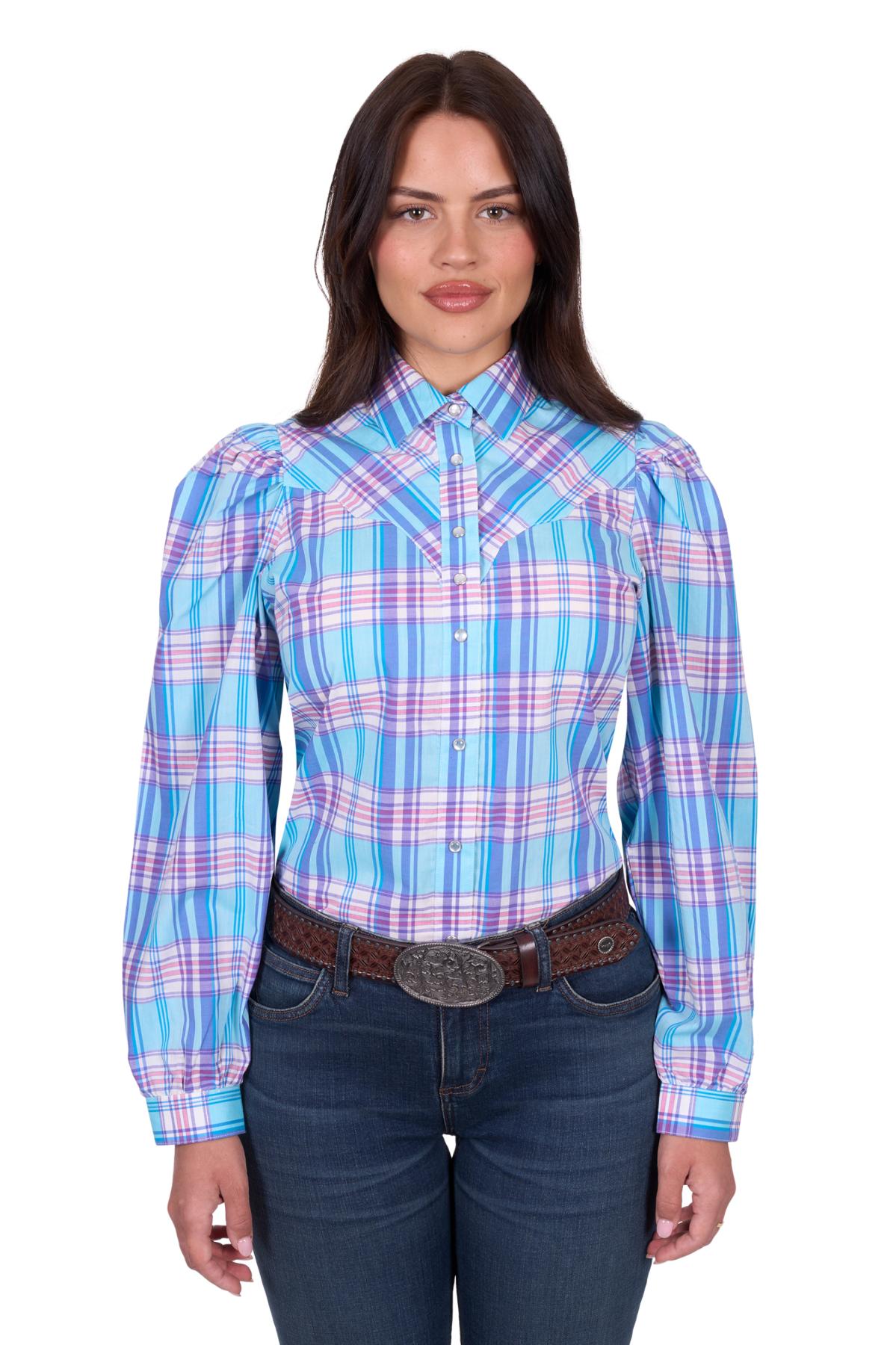 Wmns Emily Check Ls Shirt