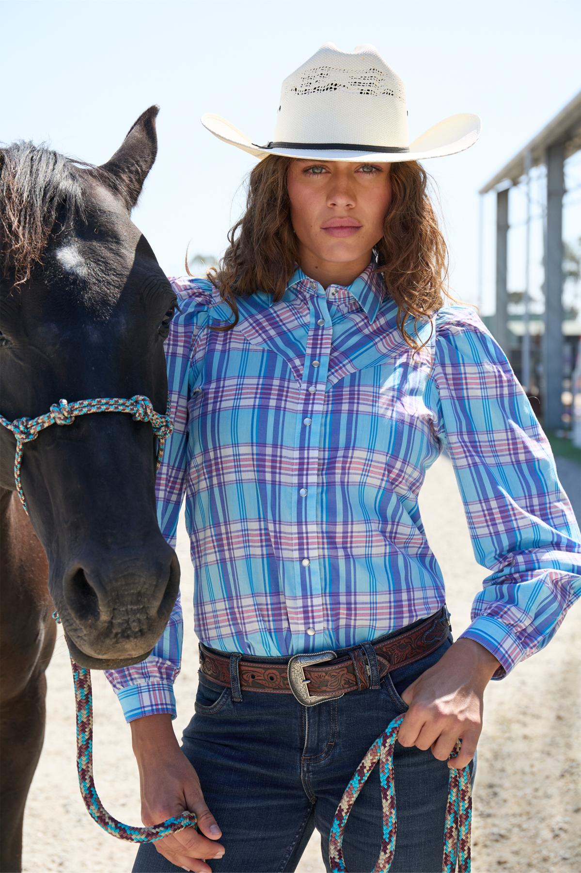 Wmns Emily Check Ls Shirt