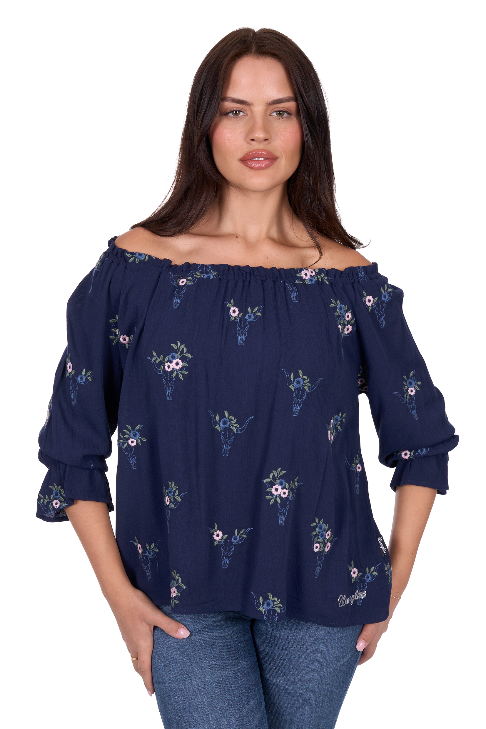 Wmns Camilla 3/4 Slv Blouse