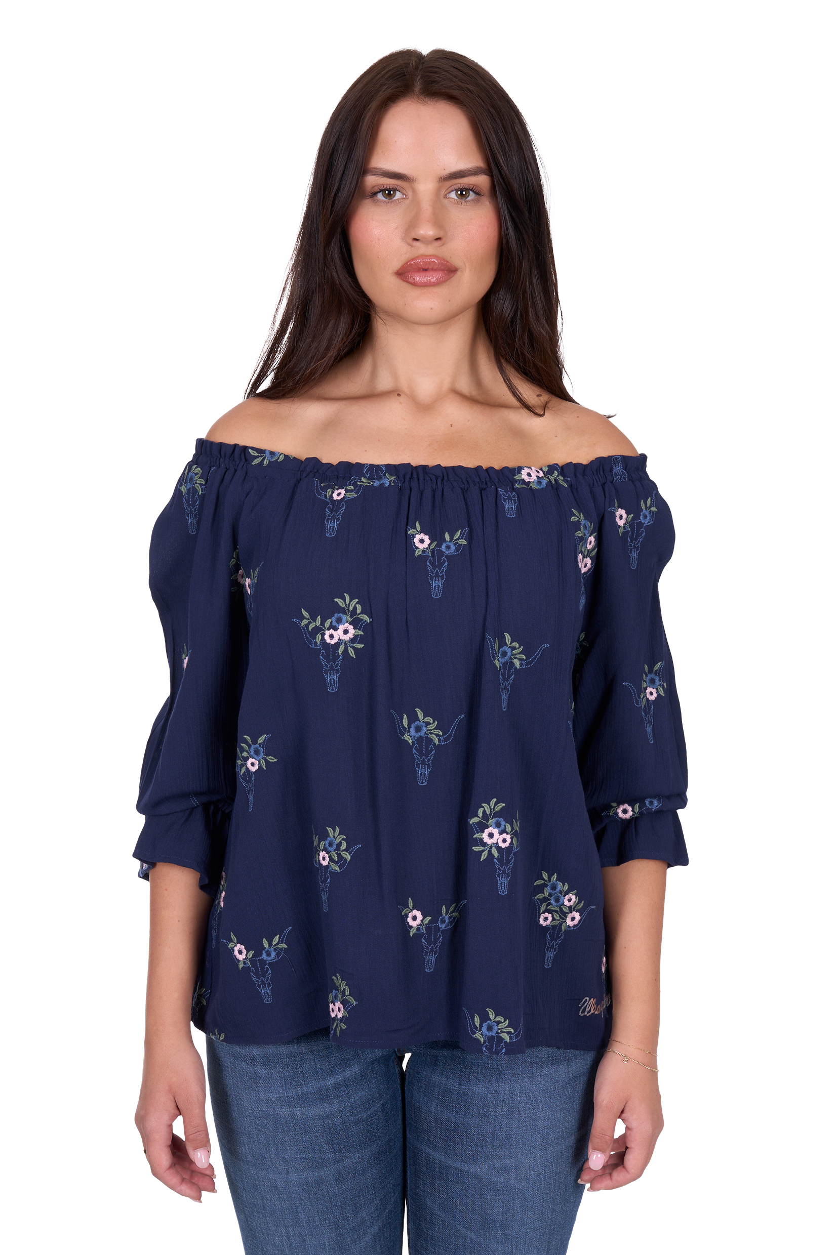 Wmns Camilla 3/4 Slv Blouse