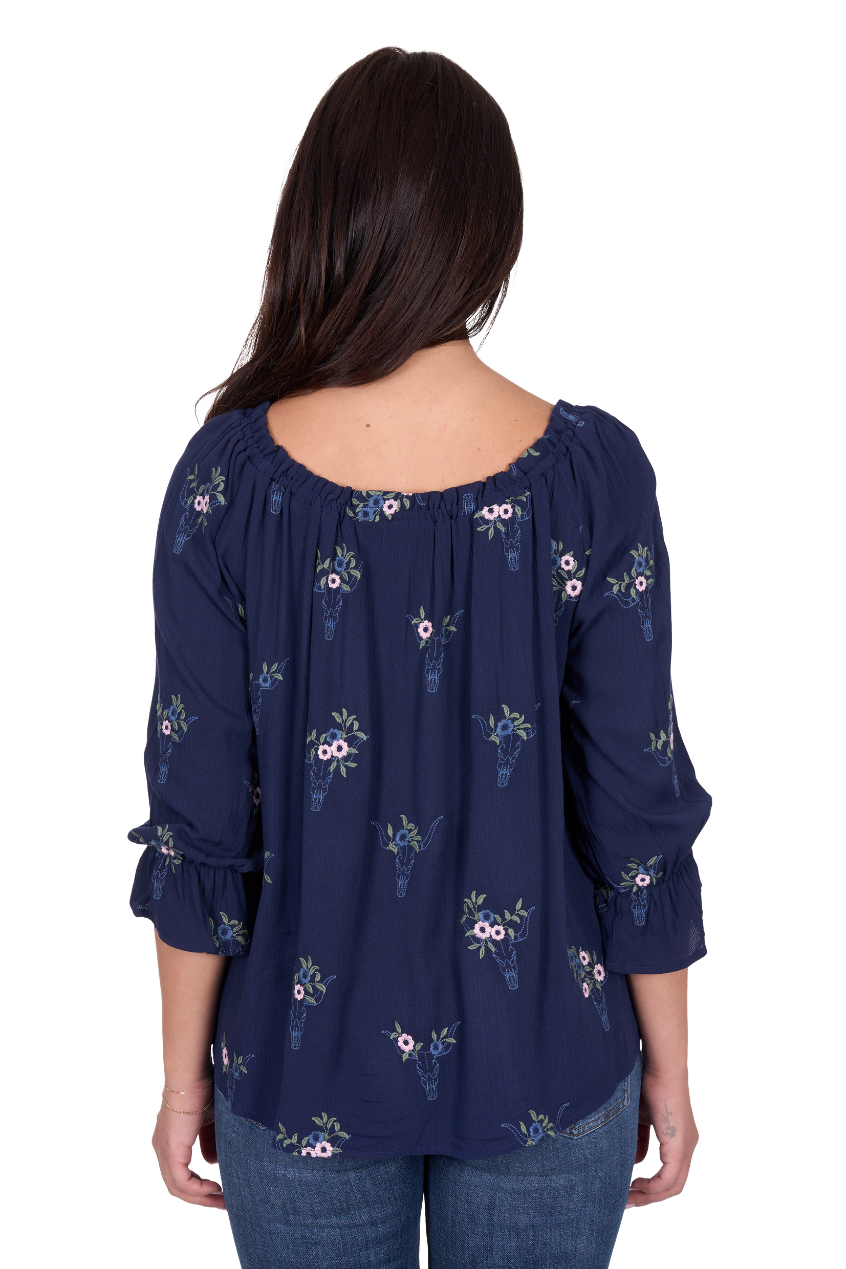 Wmns Camilla 3/4 Slv Blouse