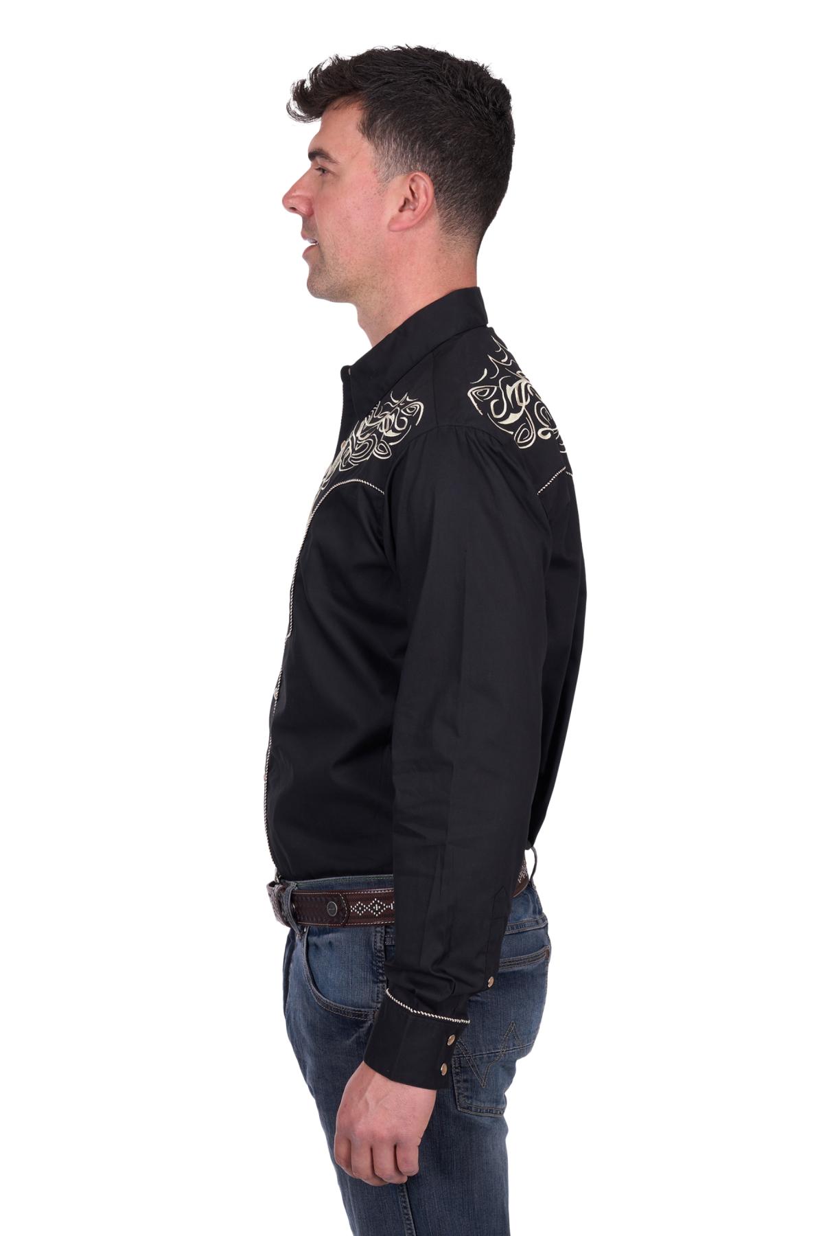 Mens Carlos Emb Ls Shirt