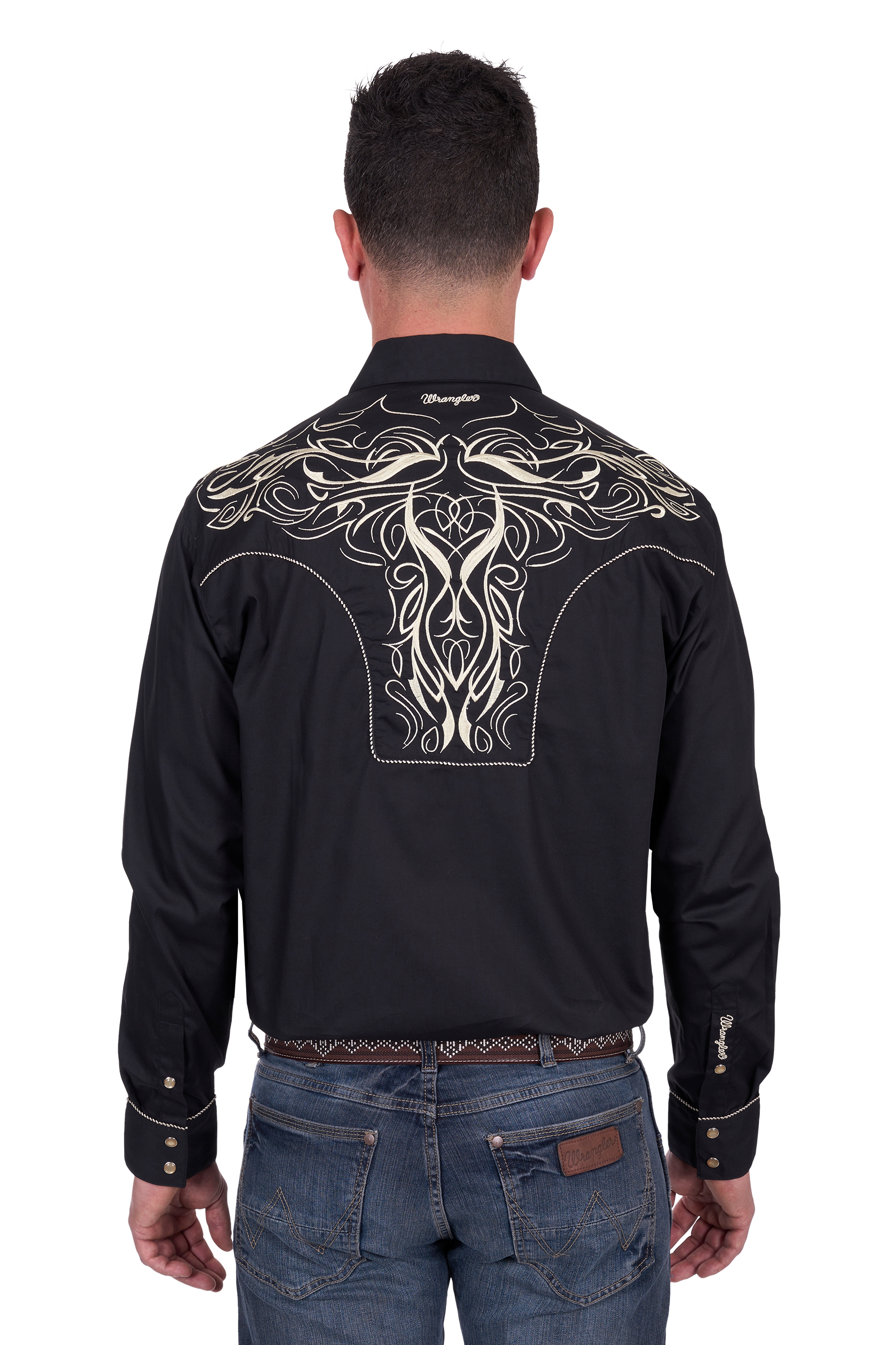 Mens Carlos Emb Ls Shirt