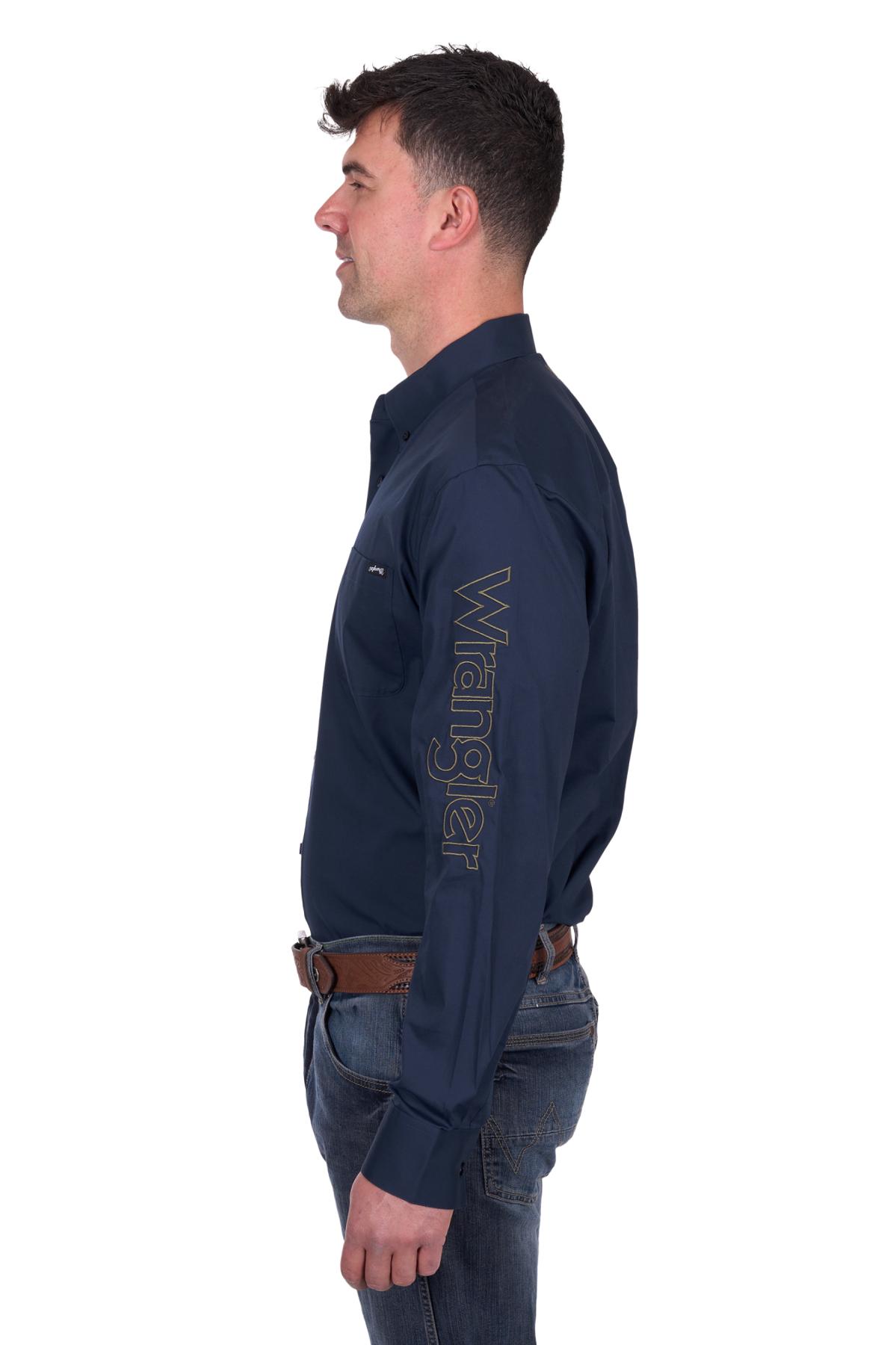 Mens Brad Logo Ls Shirt
