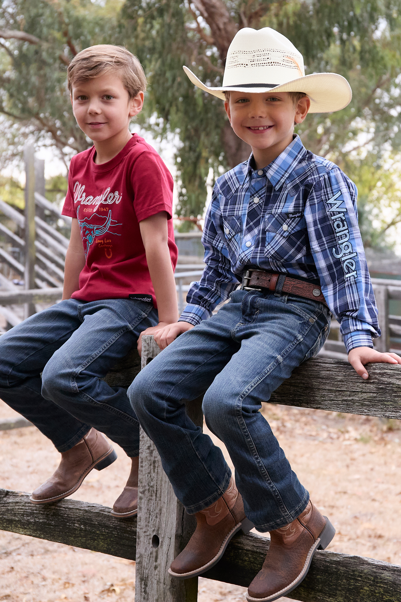 Boys Billy Logo Ls Shirt