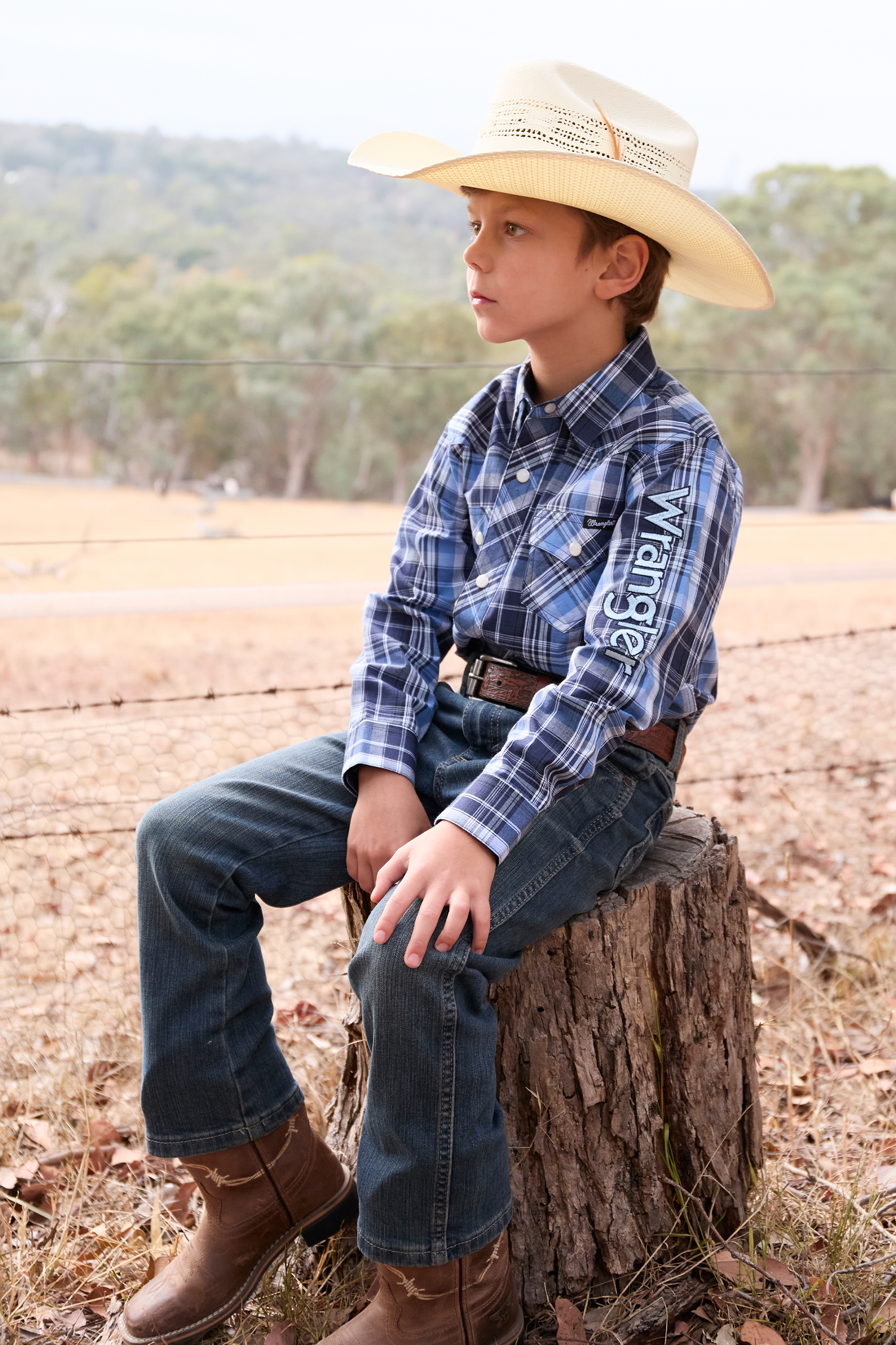 Boys Billy Logo Ls Shirt