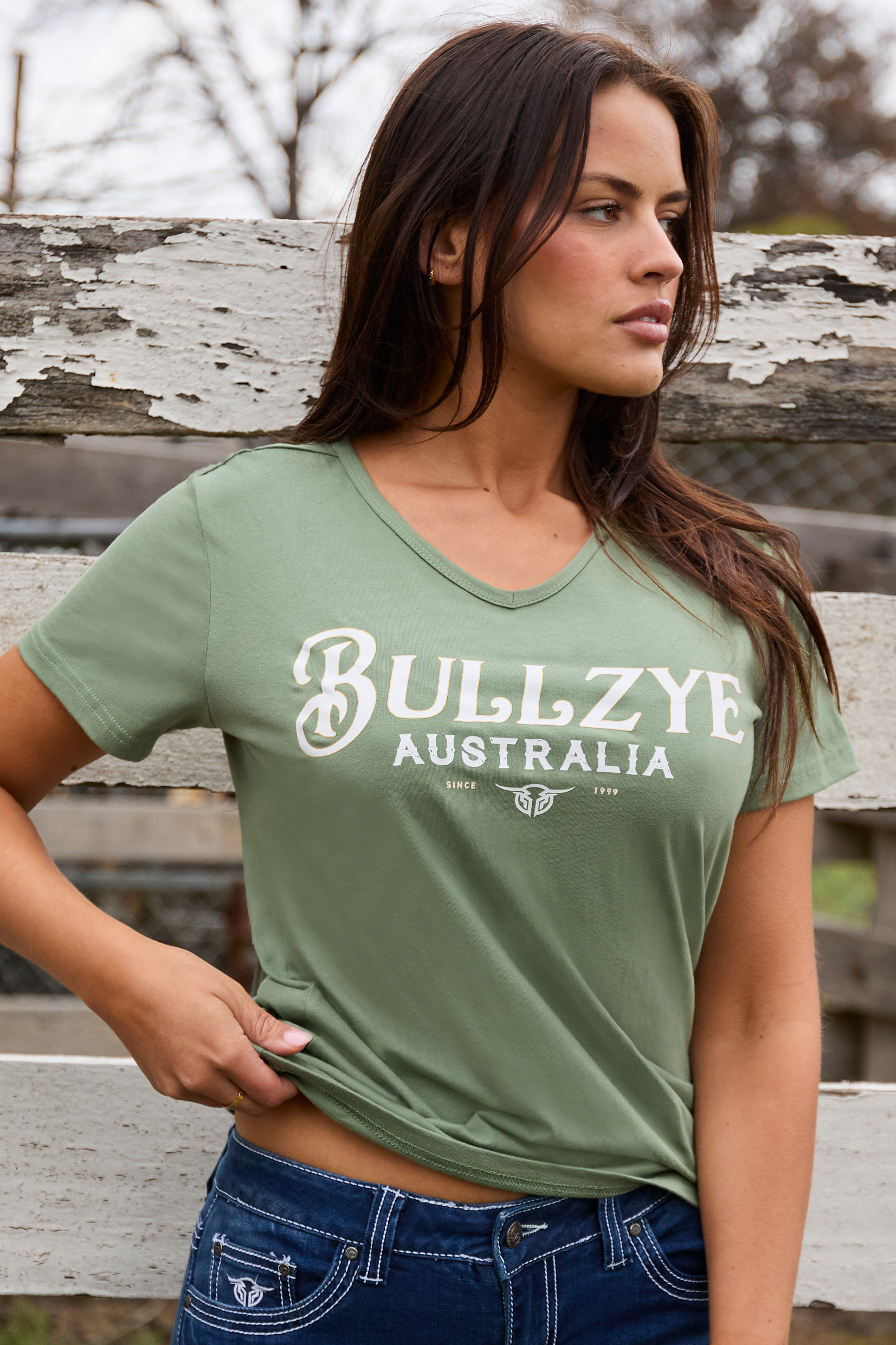 Women’s Eleanor V Neck Short Sleeve Tee