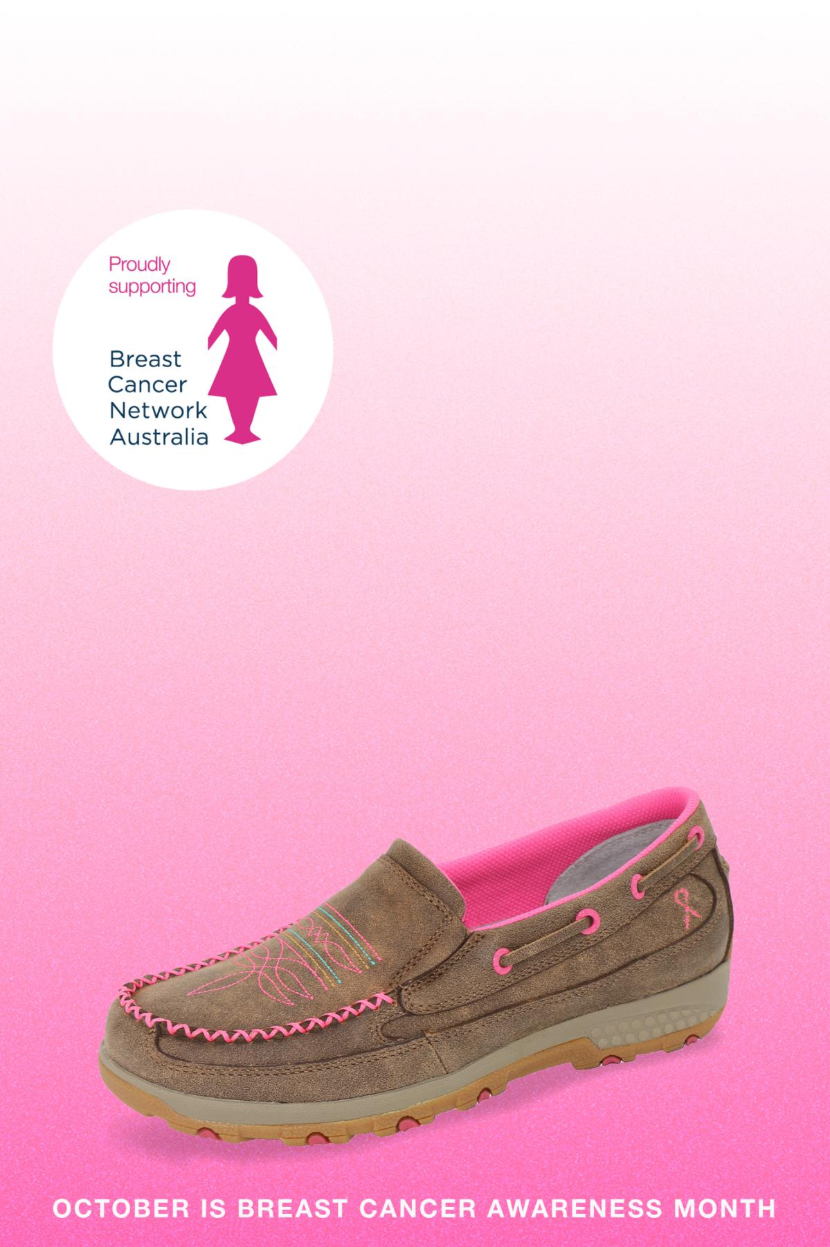 Women’s Pink Stitch Cellstretch® Mocs Slip On