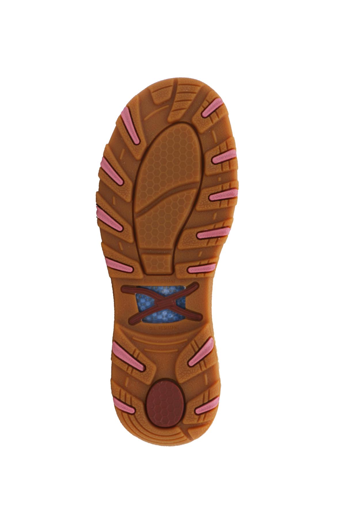 Women’s Tooled Pink Cellstretch Mocs Slip On