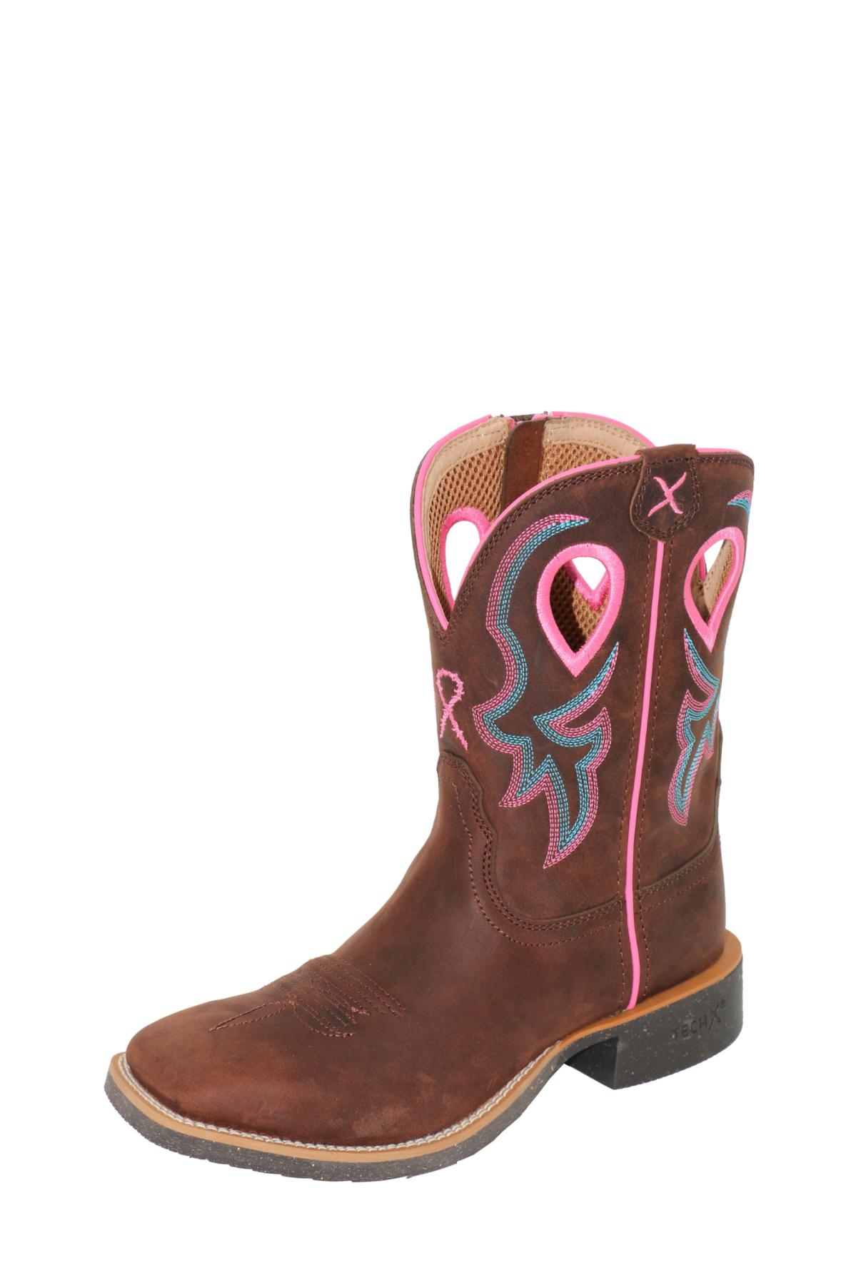Women’s 9” Pink Tech X2 Zip Boot